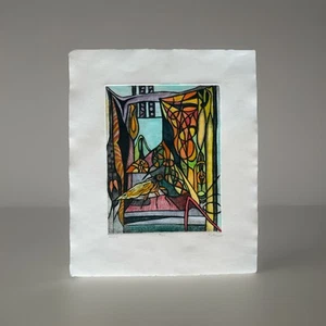 Vintage Ruth Leaf Color Etching, “House” Signed/Numbered 2/20, C2000 - Picture 1 of 6
