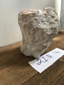 Natural Milky Snow White Pink Quartz Rock 21 lbs Old Mt. rock - Picture 1 of 18