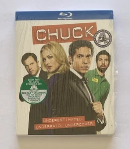 Chuck: The Complete Fourth Season (Blu-ray Disc, 2011, 4-Disc Set) + Slipcover 4 - Picture 1 of 7