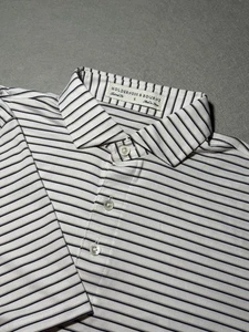 Holderness & Bourne Polo Uomo Piccola Multicolore Righe La Jolla Golf Club - Foto 1 di 8