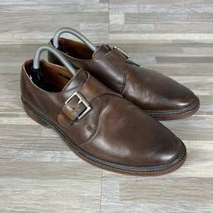 Allen Edmonds Norwich Herren Größe 9 D Braun Mönch Riemen Elegant Schuhe-0222 - Bild 1 von 13