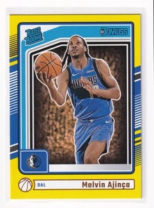 2024 Panini Melvin Ajinca #238 - Yellow Flood SP (RC) - Picture 1 of 3