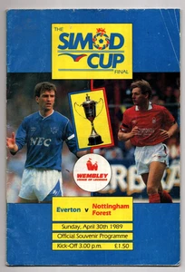 Everton v Nottingham Forest 1988-1989 Simod Cup Final 30/04/1989 - Picture 1 of 1