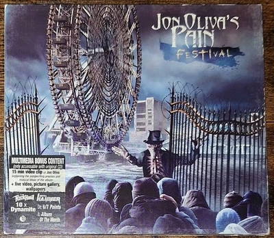 JON OLIVA'S PAIN - FESTIVAL +BonusTrack limited Edition DigiPak enhanced CD - Bild 1 von 3