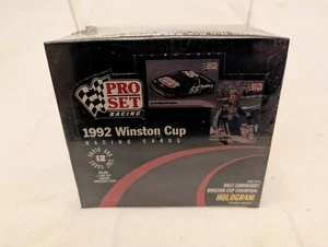 NASCAR 1992 Pro Set Winston Cup Racing Cards, WAX BOX, 36 PACKS Factory Sealed - Picture 1 of 4