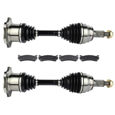 Pastillas de cerámica de freno delanteras 6 piezas + eje CV para Cadillac Escalade EXT y ESV Foto 1 de 4