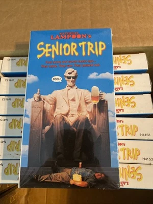 National Lampoon's SENIOR TRIP VHS) NEW SEALED Screwball Comedy - Image 1 of 4