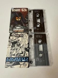 GZA SHADOWBOXING 4TH CHAMBER LIQUID SWORDS CASSETTE TAPE LOT 1995 WU TANG RZA - Picture 1 of 3