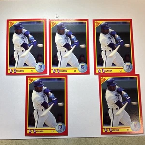 Lote de 5 tarjetas 1990 Score - Bo Jackson #280 "Watham" en la parte posterior - Imagen 1 de 4