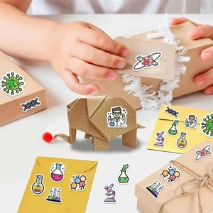Creative Chemistry Themed Stickers Adhesive Decals For Scrapbooking Accessories - Picture 1 of 8