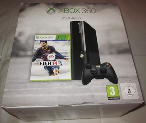 MICROSOFT XBOX 360 E-250 GB-BOXATA-FIFA 14 EDITION-COMPLETA-PERFETTA - Imagen 1 de 24