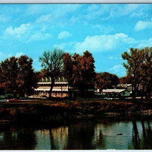 c1980s Keosauqua, IA Hotel Manning Des Moines River Chrome Postcard A101 - Bild 1 von 3