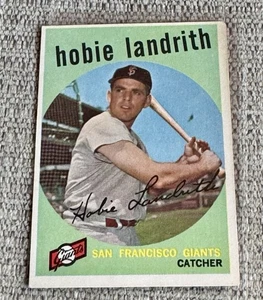 Hobie Landrith 1959 Topps #422 San Francisco Giants -EX - Free Shipping - Picture 1 of 2