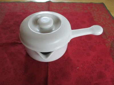 Thomas Trend weiß Buttersauciere Butterpfännchen mit Deckel flammfest - Bild 1 von 2