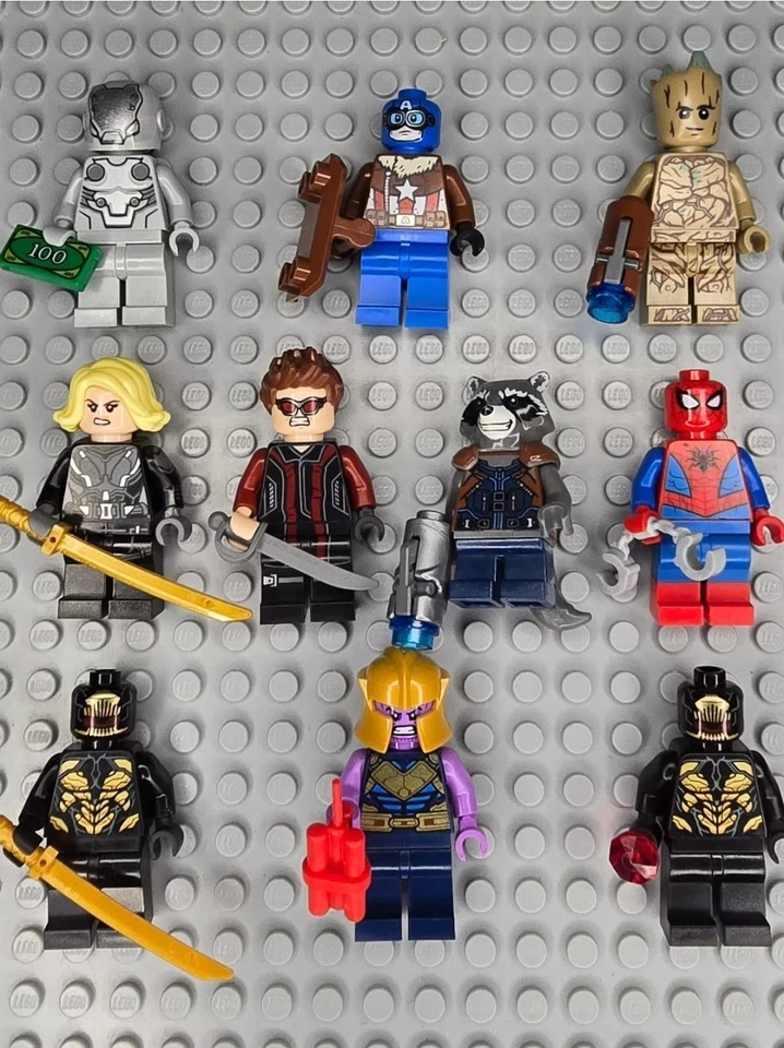 Lego Marvel Super Heroes Minifigures Lot and Accessories - Image 1 of 1