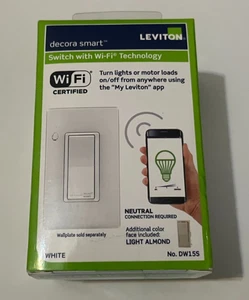 Leviton DW15S-1BZ Interruttore a parete on/off - Bianco - Foto 1 di 2