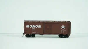 Athearn Bev-Bel HO Scale Monon 40' Box Car Built Kit #1057 W9 - Picture 1 of 11