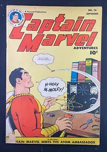 Captain Marvel Adventures (1941) #76 GD/VG (3.0) C. C. Beck Fawcett Publications - Imagen 1 de 2
