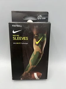 Nike Pro Football Compression Sleeves (2) W/ DRI-FIT Technology, Camo. Sz L/XL - Picture 1 of 6
