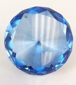 Fancy 100 mm Kristallglas Diamant Briefbeschwerer - Bild 1 von 36