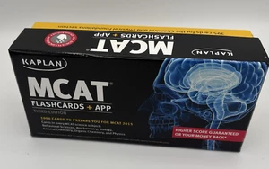 Kaplan Test Prep Ser.: Kaplan MCAT Flashcards + App by Kaplan Test Prep...3RD ED - Picture 1 of 9