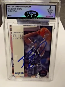 Shaquille O'Neal Autograph SIGNED On Card Auto 10 Skybox Premium Graded - Picture 1 of 3