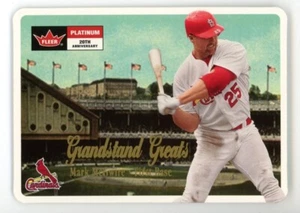 Mark McGwire 2001 Fleer Platinum Grandstand Greats #13 GG - Picture 1 of 2