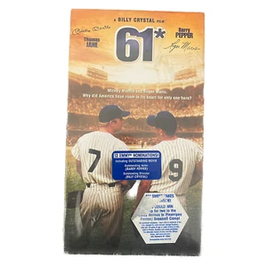 61* (2000), VHS Movie, HBO Home Video (2001), Maris x Mantle, B. Pepper, SEALED - Picture 1 of 4