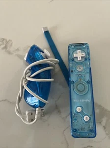 Rock Candy Wiimote Wii Remote Controller + Nunchuck Blau GETESTET & FUNKTIONSFÄHIG!!! - Bild 1 von 3