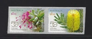 AUSTRALIA 2020 BOTANICAL GARDENS SET OF 2 SELF ADHESIVE COIL UNMOUNTED MINT, MNH - Picture 1 of 1