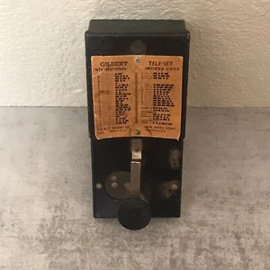 Vintage A.C. Gilbert Tele Set 1935 Rep Part Rare Antique Science Toy - Bild 1 von 2