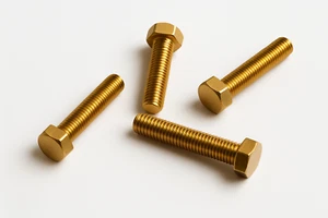 Modellsechskantschrauben, Messing, kleiner Sechskantkopf f. Modellbau, ab M 0,6 - Bild 1 von 2