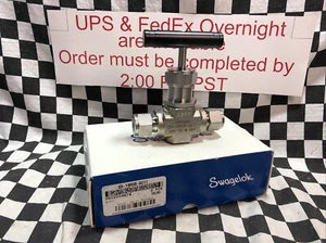 SWAGELOK Integral Bonnet Needle Valve 1/2" SC-11, SS-18RS8-SC11, SHIPSAMEDAY - Picture 1 of 5
