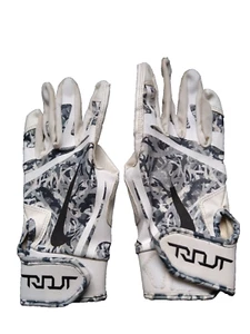 Nike Baseball/Softball Batting Glove White/Black/Gray Small rn#129862 - Picture 1 of 5