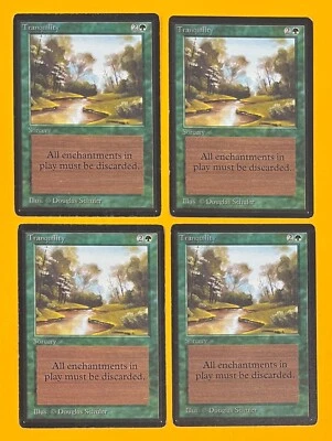 MTG TRANQUILITY (x 4) Beta (OldManMTG 006-944) - Image 1 of 2