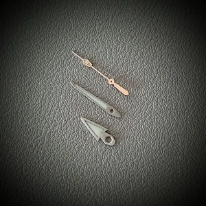 HANDS SET SPB189 STYLE BRUSHED ROSE GOLD SEC C3 / SEIKO MOD SKX SKX007 NH35 NH36 - Picture 1 of 1