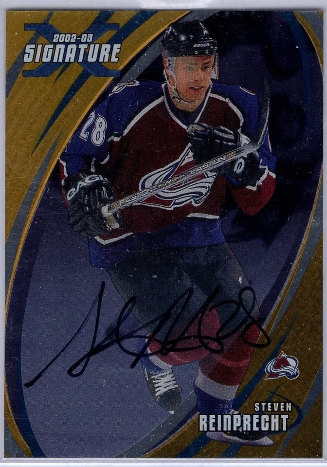 2002-03 BAP Signature Series Autographs Gold #47 Steven Reinprecht *S2139 - Image 1 of 1