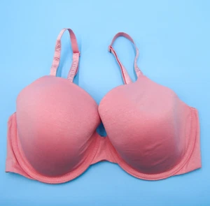 Victorias Secret 34DD Pink Bra T-Shirt Lightly Lined Full Coverage Underwired DD - Picture 1 of 5