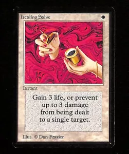 Healing Salve MTG Beta Edition Set Magic the Gathering Card WOTC LP - Picture 1 of 2