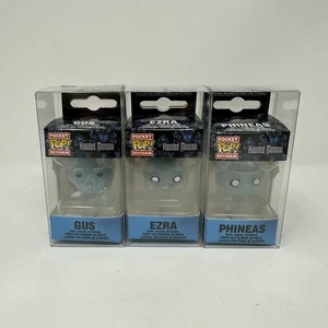 Funko Haunted Mansion: Phineas Ezra Gus Mini POP Schlüsselanhänger Figuren + Protektoren - Bild 1 von 4