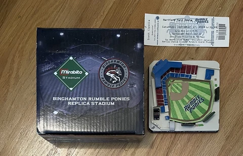 Binghamton Rumble Ponies Mirabito Stadium Replica 2022 SGA NY Mets MILB W/ticket Cover
