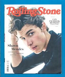 SHAWN MENDES Rolling Stone Magazine December 2018 Issue Newsstand copy NO label - Foto 1 di 1