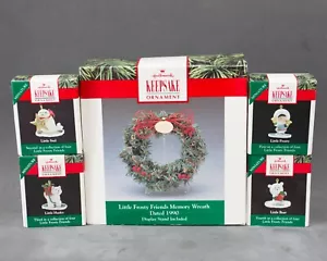 Hallmark Andenken Little Frosty Friends Kranz und Ornament Posten - Bild 1 von 3