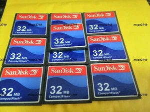 10PCS 32MB SanDisk CompactFlash CF Memory Card 32MB - Picture 1 of 2