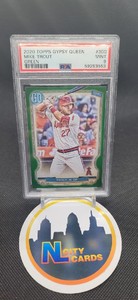 2020 Topps Gypsy Queen Mike Trout Green #300 PSA 9 Mint Angels