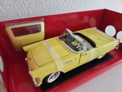 1/18 Yat Ming/Road Signature Ford Thunderbird 1955 Cabrio gelb 92068 - Bild 1 von 3