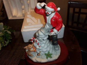 RARO EMMETT KELLY JR (SPIRIT OF CHRISTMAS IX) #9955 LIMITED #168/996 NUOVO CON SCATOLA - Foto 1 di 13