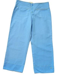 Nike Pants Size S 4-6 Hiking Outdoor Sport Athletic Capri Cropped Womens Blue - Picture 1 of 3
