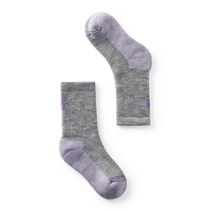 Smartwool Hike Full Cushion Kid's Crew Socks, Light Gray, Small - Picture 1 of 1