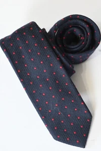 J.CREW BLUE 81%WOOL 19%SILK MEN'S Neck Tie W: 2 1/2" BY L: 58" MADE IN CHINA - Picture 1 of 3